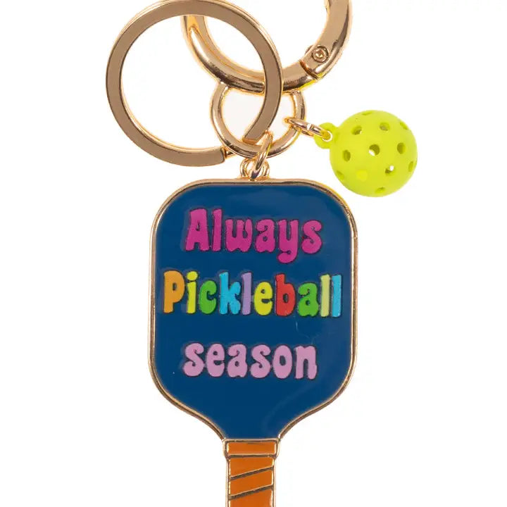 Keychain- Enamel Pickleball