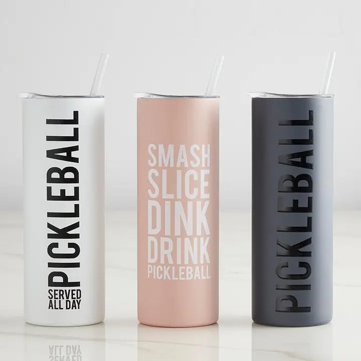 Water Bottle Tumbler- Pink Smash, Slice, Dink