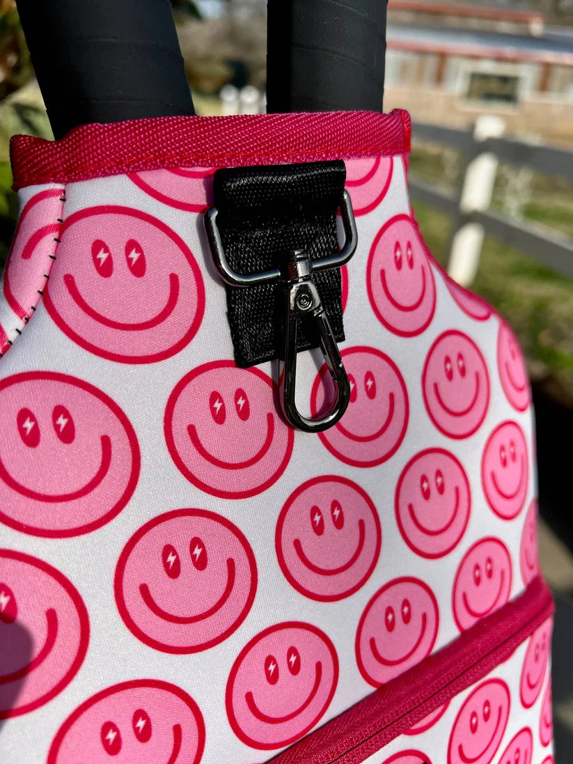 Pickleball Paddle Cover- the Happy