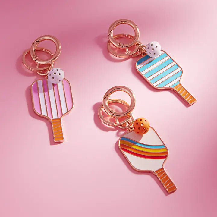 Keychain- Enamel Pickleball