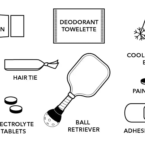Pickleball Essentials Kit- Neon Retro