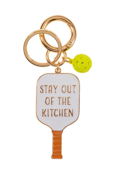 Keychain- Enamel Pickleball
