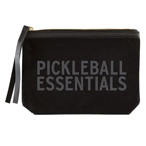 Canvas Pouch - Black Pickleball Essentials