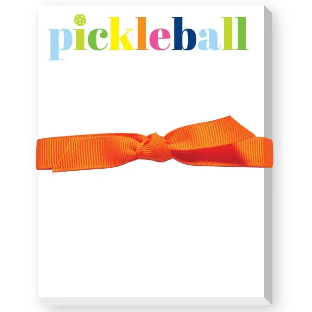 Notepad- Rainbow Pickleball, Mini Size