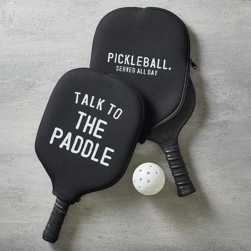 Pickleball Paddle Cover- Talk To the Paddle