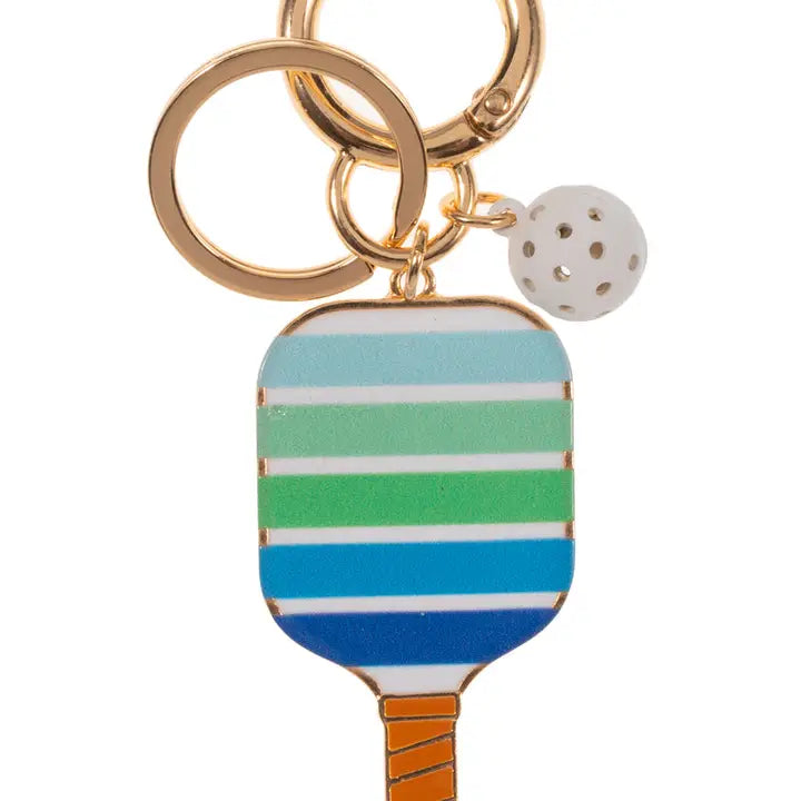 Keychain- Enamel Pickleball