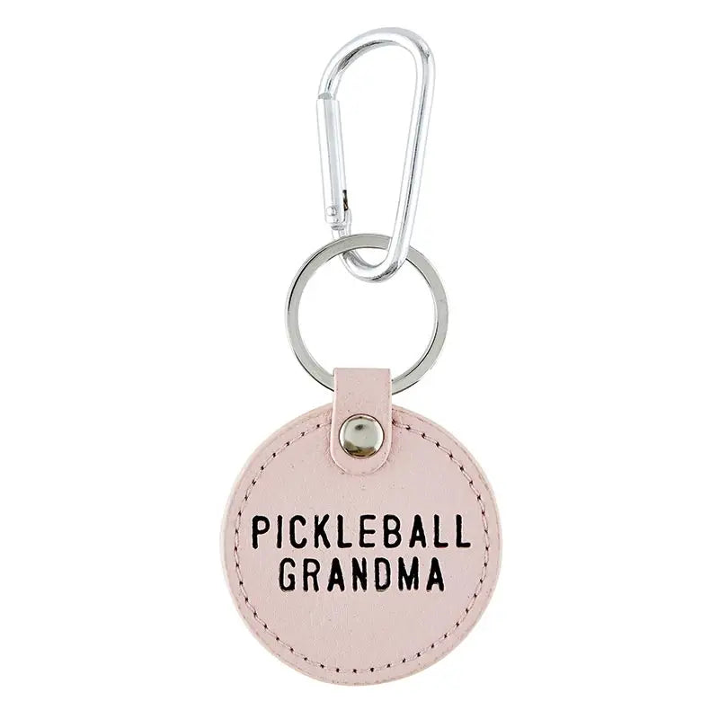 Keychain- Pickleball Grandma, Leather