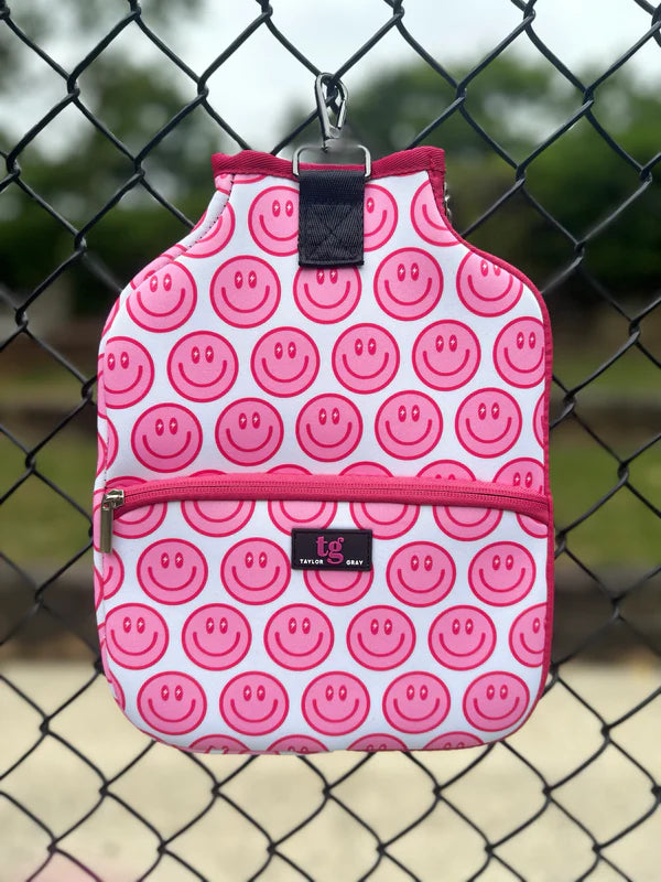Pickleball Paddle Cover- the Happy