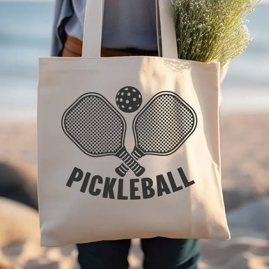 Canvas Tote Bag- Pickleball