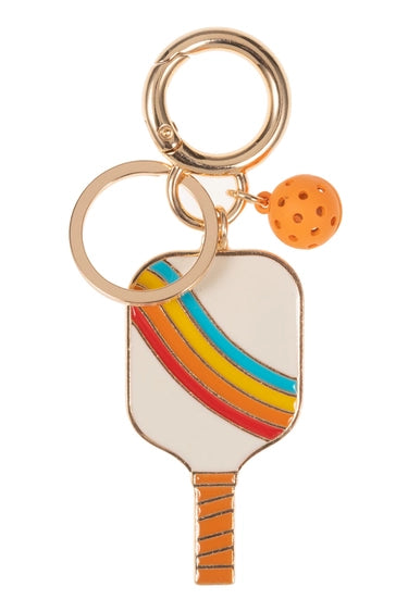 Keychain- Enamel Pickleball