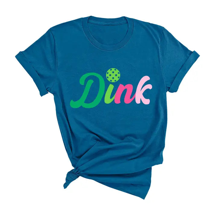 Teal Graphic Tee- Dink