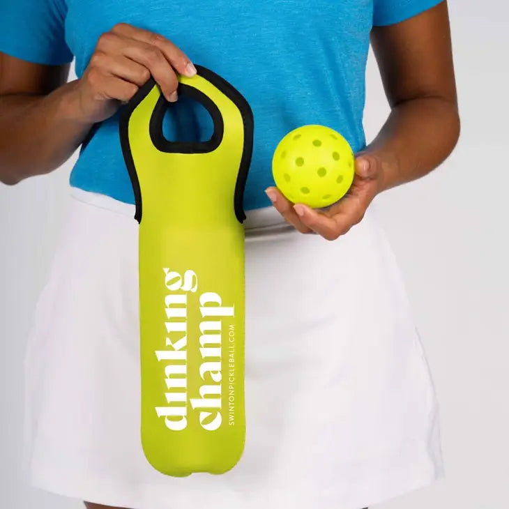 3 Pickleballs in a Wine Bag - Green: Dinking Champ