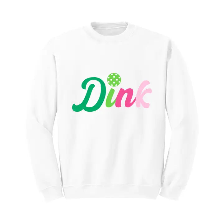 White Sweatshirt- Dink