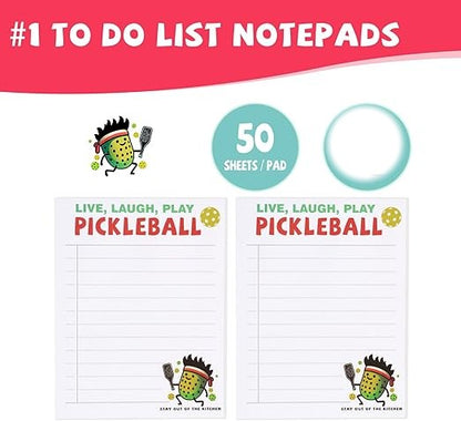 Notepad- Mini Live, Laugh, Play Pickleball Sticky Notes