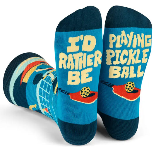 Socks- I'd Rather Be Playing Pickleball