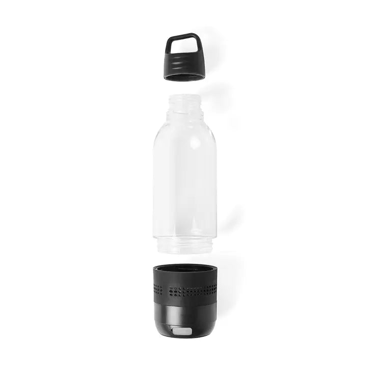 Sip + Sway 2-in-1 Black Water Bottle + Bluetooth Speaker