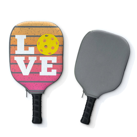 Pickleball Paddle Cover- Pickle Love