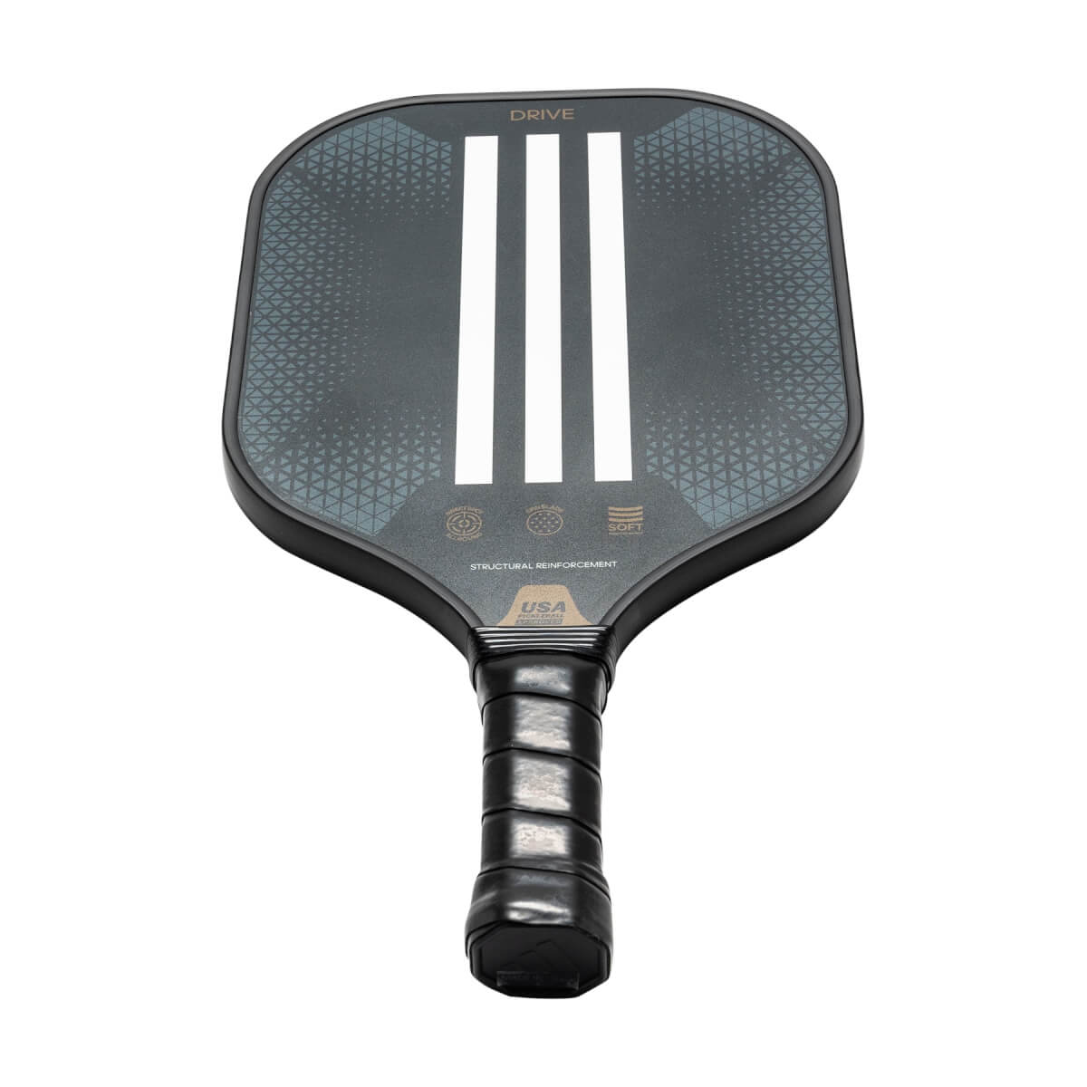 Adidas Pickleball Drive Paddle - Black/Gray/White