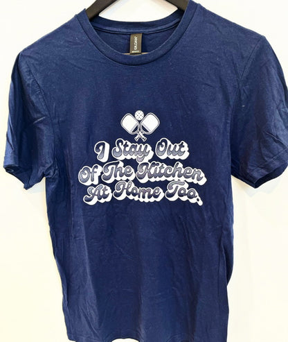 Navy Graphic Tee- Stay Out Of Kitchen