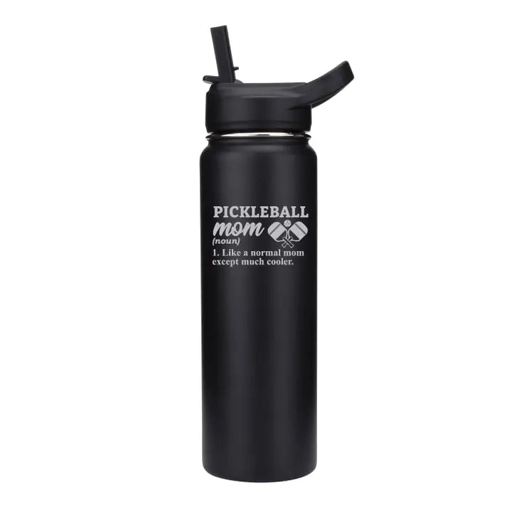 Water Bottle 24 oz.- Pickleball Mom