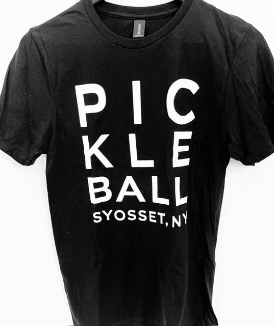 Black Graphic Tee- PICKLEBALL