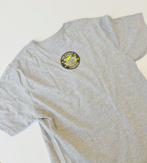 Gray Graphic Tee- Heart Pickleball